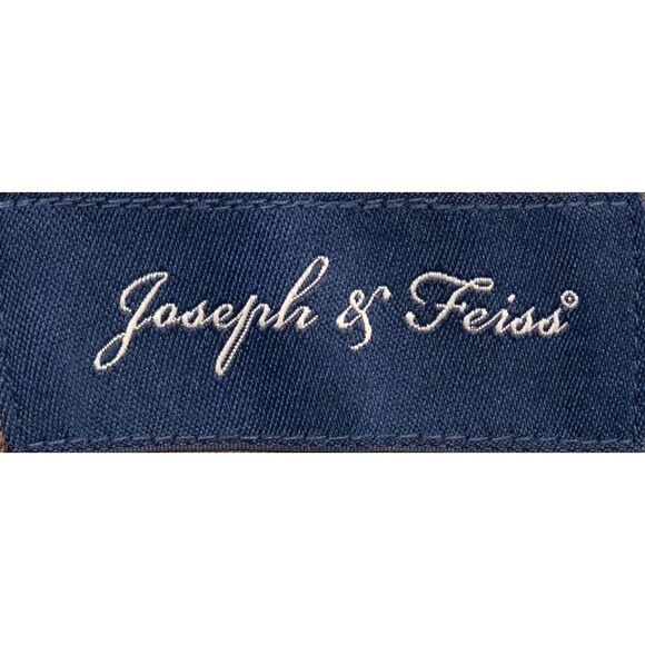 Joseph & Feiss Size 38L Sport Coat Jacket Blazer Beige Two Button Single Vented - Picture 10 of 13